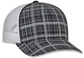 Pacific Headwear Crosshatch Mesh Trucker Cap Pacific Headwear Crosshatch Mesh Trucker Cap