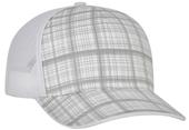 Pacific Headwear Crosshatch Mesh Trucker Cap Pacific Headwear Crosshatch Mesh Trucker Cap