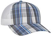 Pacific Headwear Plaid Trucker Mesh Cap Pacific Headwear Plaid Trucker Mesh Cap