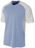 A4 2-Button Henley w/Contrast Stretch Mesh Jerseys A4 2-Button Henley w/Contrast Stretch Mesh Jerseys