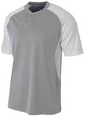 A4 2-Button Henley w/Contrast Stretch Mesh Jerseys A4 2-Button Henley w/Contrast Stretch Mesh Jerseys