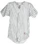 All Star Baseball Full Button Pinstripe Jerseys