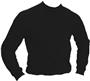 Baseball 100% Cotton Long Sleeve Mock Turtleneck