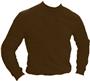 Baseball 100% Cotton Long Sleeve Mock Turtleneck