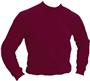 Baseball 100% Cotton Long Sleeve Mock Turtleneck
