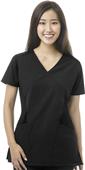 WonderWink Womens FFX Sport Mock Wrap Scrub Top WonderWink Womens FFX Sport Mock Wrap Scrub Top