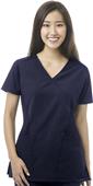 WonderWink Womens FFX Sport Mock Wrap Scrub Top WonderWink Womens FFX Sport Mock Wrap Scrub Top