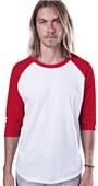 Cotton Heritage Fashion 3/4 Sleeve Baseball Tee Cotton Heritage Fashion 3/4 Sleeve Baseball Tee