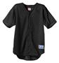 Pro Mesh Button Front V-Neck Baseball Jersey