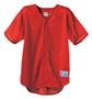 Pro Mesh Button Front V-Neck Baseball Jersey