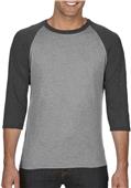 Anvil Adult Tri-Blend 3/4 Sleeve Raglan Tee Anvil Adult Tri-Blend 3/4 Sleeve Raglan Tee