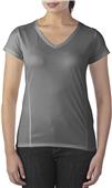 Gildan Ladies V-Neck Tech T-Shirt Gildan Ladies V-Neck Tech T-Shirt