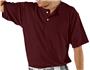 2-Button Placket Baseball Jersey Full Athletic Cut