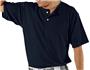 2-Button Placket Baseball Jersey Full Athletic Cut