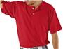 2-Button Placket Baseball Jersey Full Athletic Cut