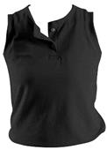 Eagle USA Womens Sleeveless Mesh Two Button Jersey