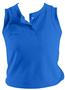 Women Sleeveless Mesh Two Button Jersey