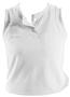 Women Sleeveless Mesh Two Button Jersey