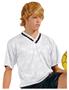 High Sheen Low Sheen "V" Design Soccer Jersey