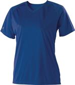 Holloway Ladies Zoom Micro-Interlock V-Neck Shirts