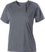 Holloway Ladies Zoom Micro-Interlock V-Neck Shirts