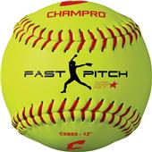 Champro Yellow Recreational Fast Pitch Softballs Champro Yellow Recreational Fast Pitch Softballs