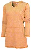 Baw Ladies/Girls Shirt Dress V-Neck With Hood Baw Ladies/Girls Shirt Dress V-Neck With Hood