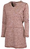 Baw Ladies Shirt Dress V-Neck With Hood Baw Ladies Shirt Dress V-Neck With Hood
