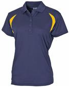 Baw Ladies Colorblock Cool-Tek Polo Baw Ladies Colorblock Cool-Tek Polo