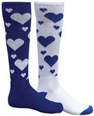 Red Lion Mismatched MX Hearts Socks - Closeout Red Lion Mismatched MX Hearts Socks - Closeout