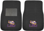 Fan Mats NCAA LSU Embroidered Car Mats (set) Fan Mats NCAA LSU Embroidered Car Mats (set)