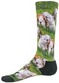 Red Lion So Cute Puppy Sublimated Crew Socks Red Lion So Cute Puppy Sublimated Crew Socks
