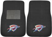 Fan Mats NBA OKC Thunder Embroidered Car Mat (set) Fan Mats NBA OKC Thunder Embroidered Car Mat (set)