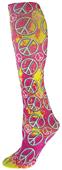 Nouvella Peace Sign Hippy Collection Trouser Sock Nouvella Peace Sign Hippy Collection Trouser Sock