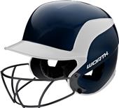 Worth Legit Sr JR Batter's Helmets w/ Faceguard Worth Legit Sr JR Batter's Helmets w/ Faceguard