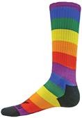 Red Lion Chromatic Rainbow Pride Crew Socks Red Lion Chromatic Rainbow Pride Crew Socks