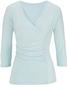 Edwards Womens 3/4 Sleeve Crossover Top Edwards Womens 3/4 Sleeve Crossover Top