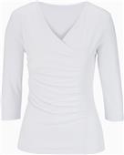 Edwards Womens 3/4 Sleeve Crossover Top Edwards Womens 3/4 Sleeve Crossover Top