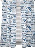 Northwest NCAA WV Anthem Window Panels Pair Northwest NCAA WV Anthem Window Panels Pair