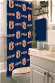 Northwest NCAA Auburn Shower Curtain Northwest NCAA Auburn Shower Curtain