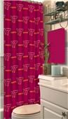 Northwest NCAA Virginia Tech Shower Curtain Northwest NCAA Virginia Tech Shower Curtain