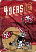 Northwest NFL 49ers Stagger Oversized Throw Northwest NFL 49ers Stagger Oversized Throw