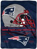 Northwest NFL Patriots Prestige Raschel Throw Northwest NFL Patriots Prestige Raschel Throw