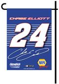 BSI NASCAR Chase Elliott #24 2-Sided Garden Flag BSI NASCAR Chase Elliott #24 2-Sided Garden Flag