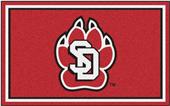 Fan Mats NCAA Univ. of South Dakota 4'x6' Rug Fan Mats NCAA Univ. of South Dakota 4'x6' Rug