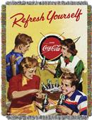 Northwest CocaCola Refresh Yourself Woven Tapestry Northwest CocaCola Refresh Yourself Woven Tapestry