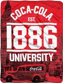 Northwest Coca-Cola London Micro Raschel Throw Northwest Coca-Cola London Micro Raschel Throw