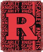 Northwest Rutgers Double Play Jaquard Throw Northwest Rutgers Double Play Jaquard Throw