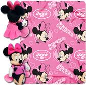 NFL Jets Disney Minnie Hugger & Fleece Throw NFL Jets Disney Minnie Hugger & Fleece Throw