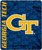 Northwest Georgia Tech Mark Repeat Fleece Throw Northwest Georgia Tech Mark Repeat Fleece Throw